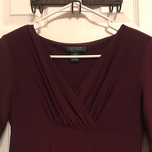 Ralph Lauren Women’s Cocktail Dress in Maroon - Picture 3 of 3